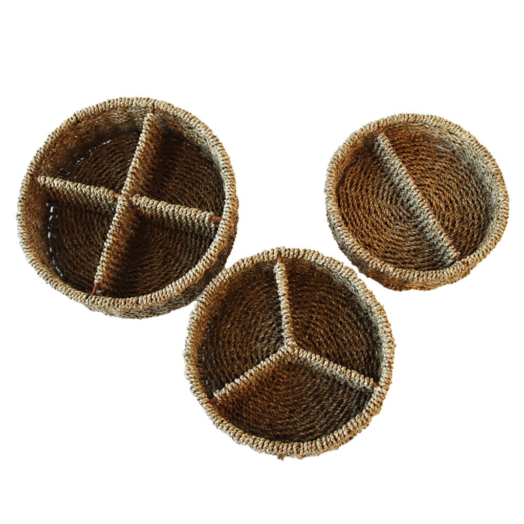 Sorting Basket Set Seagrass – 3pc