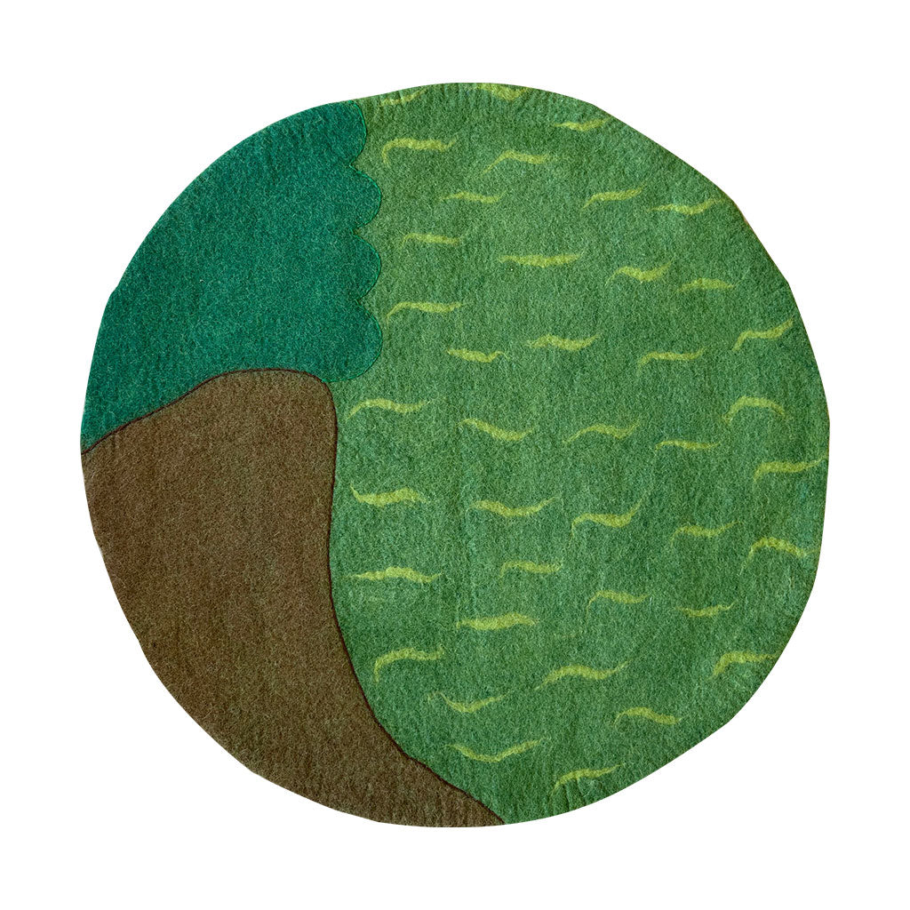 Green Country Playmat 70cm D - Educating Kids