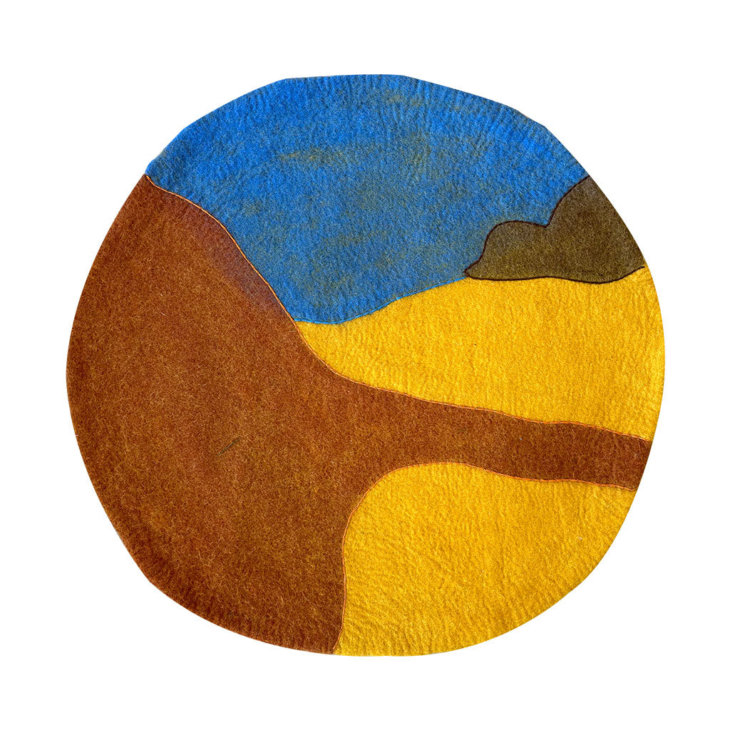 Orange Outback Playmat 70cm D - Educating Kids