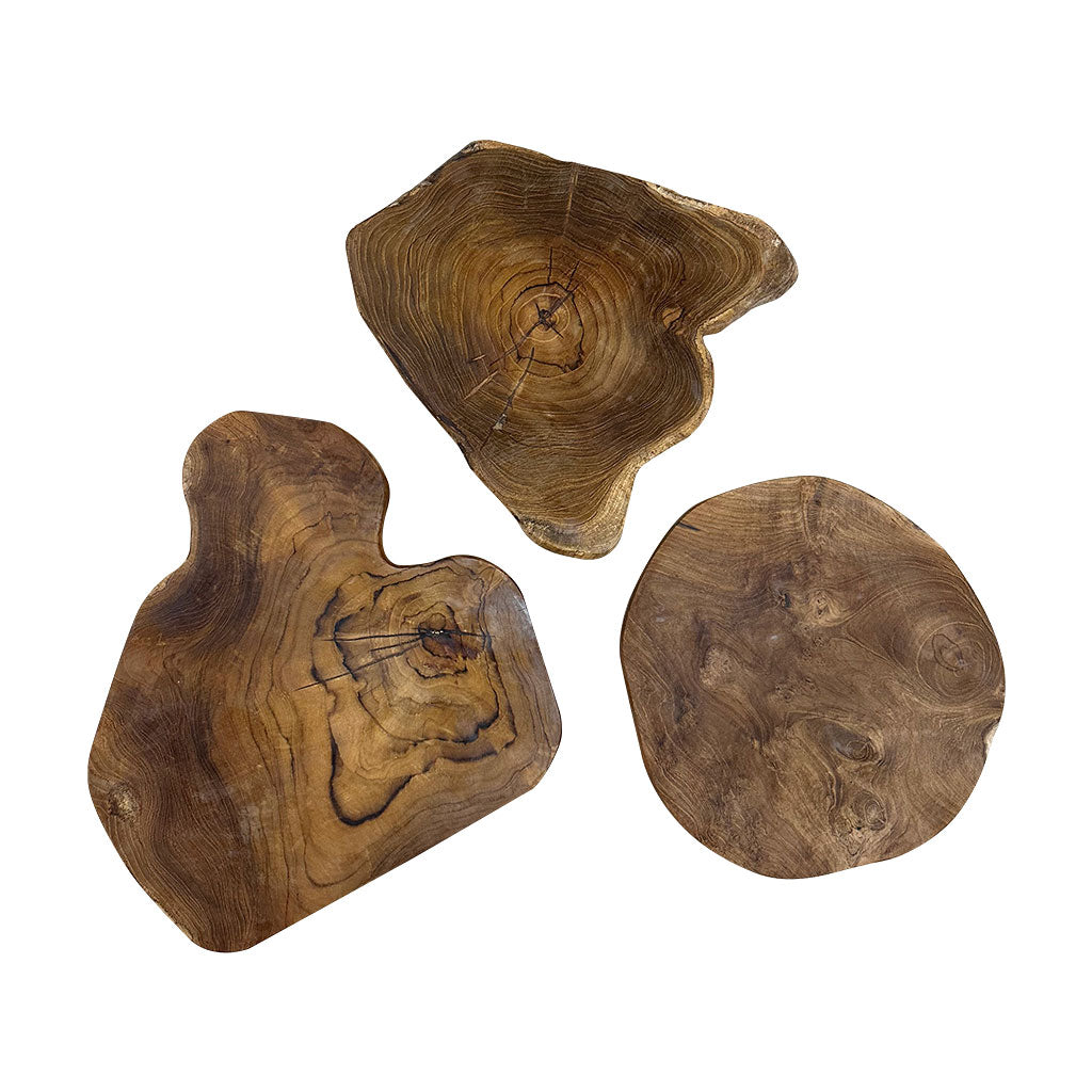 Teak Slices - 3pc