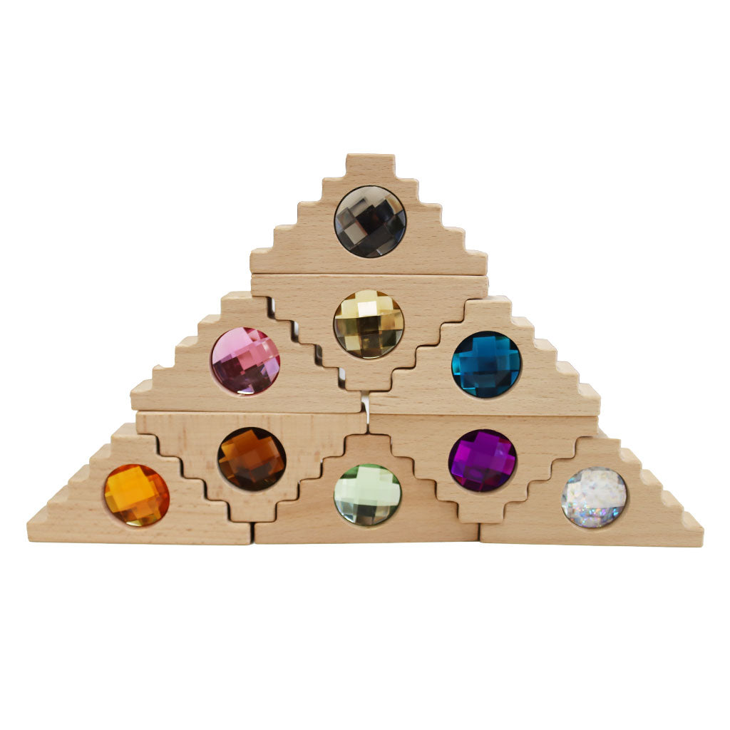 Dutch Step Gable Blocks – Gem – 16pc