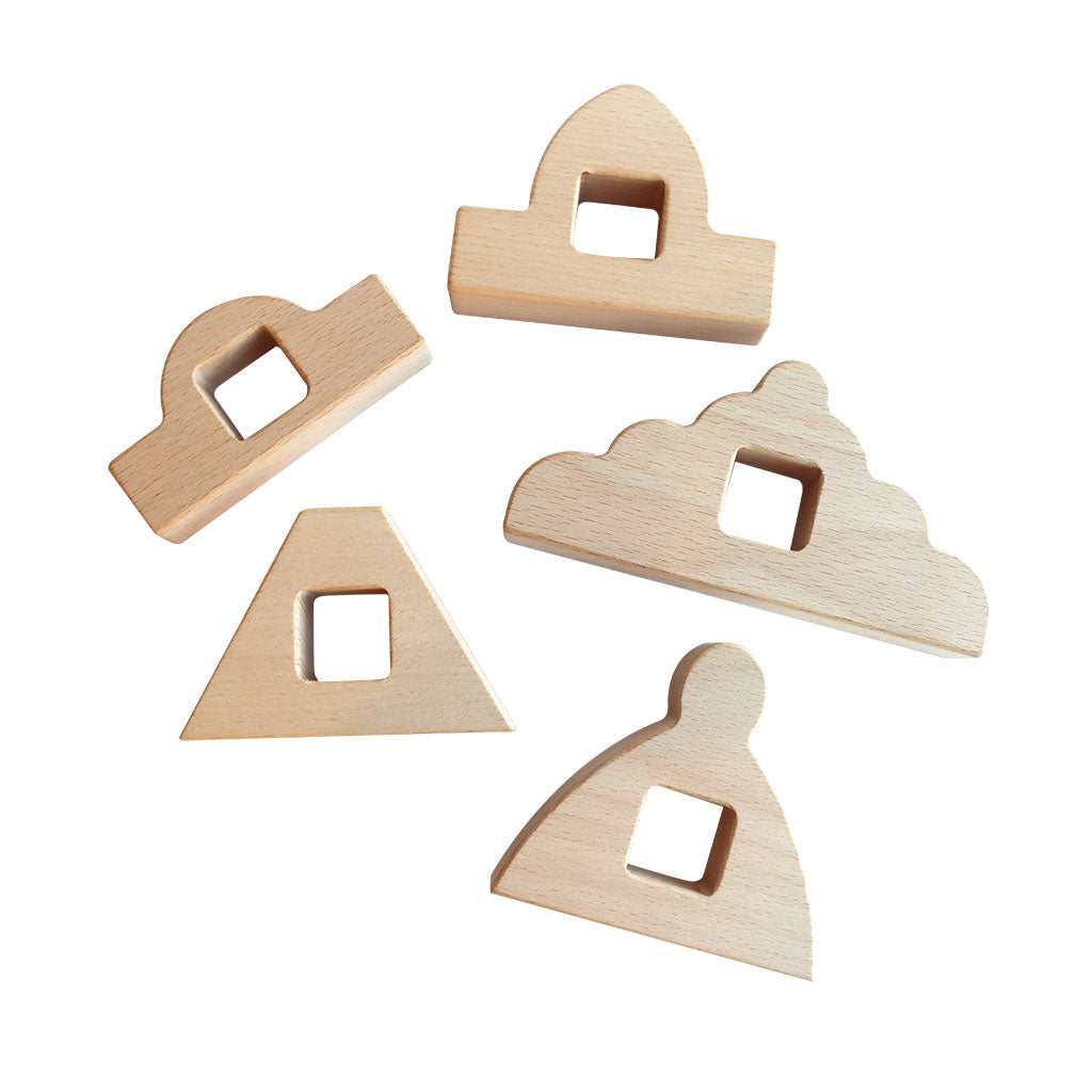 Dutch Roof Toppers - 5pc - Educating Kids