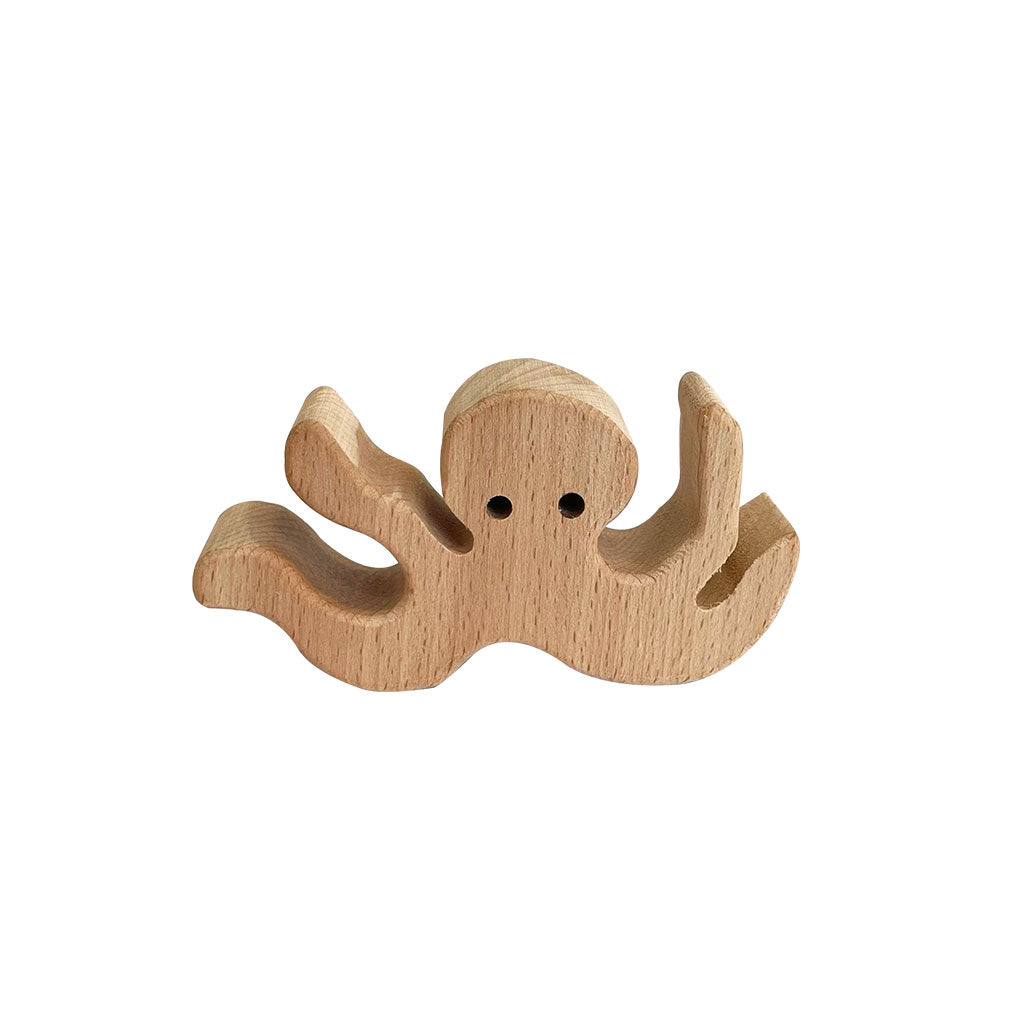 Wooden Sea Animal Figurines - 6pc - Educating Kids