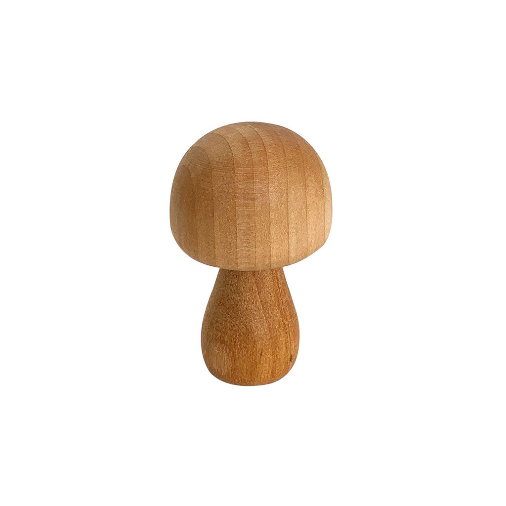 Wooden Mushrooms Natural - 7pc - Educating Kids