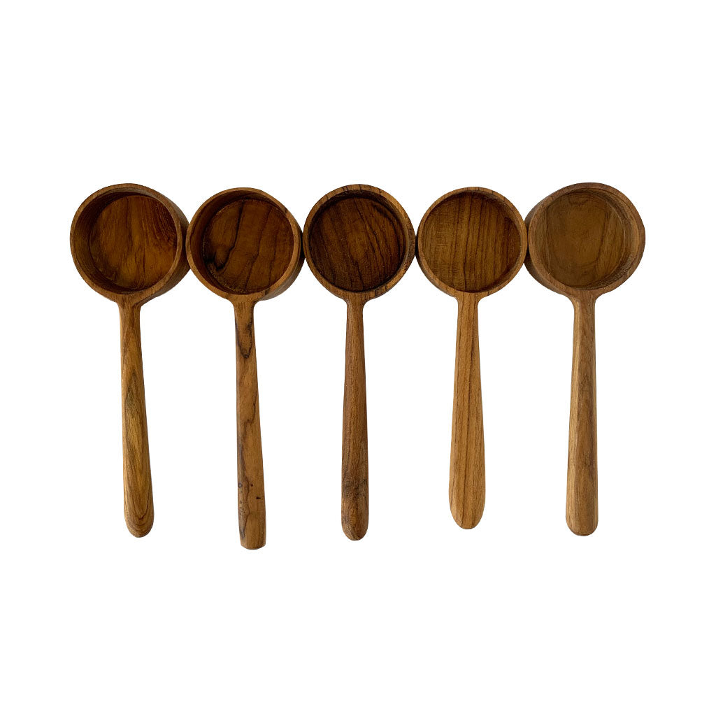 Wooden Pot Scoop - Medium - 6pc - Educating Kids