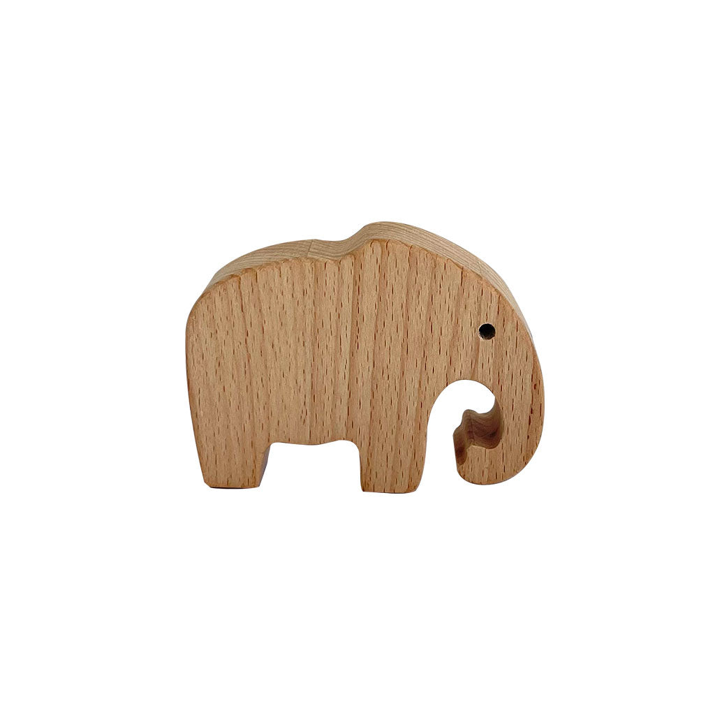 Wooden Wild Animals Natural - 5pc - Educating Kids