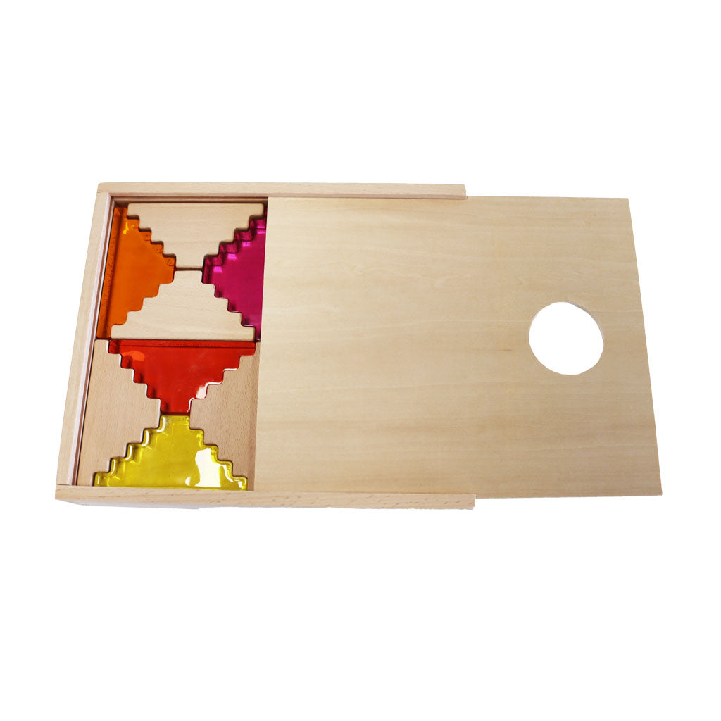 Phatt Stepped Lucite & Wood Set – 16pc