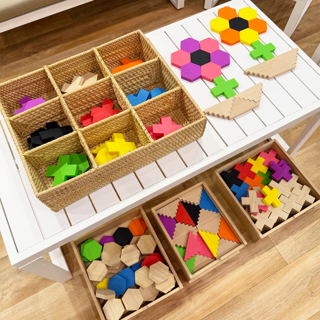 Stepped Silicone & Wood Set – 80pc