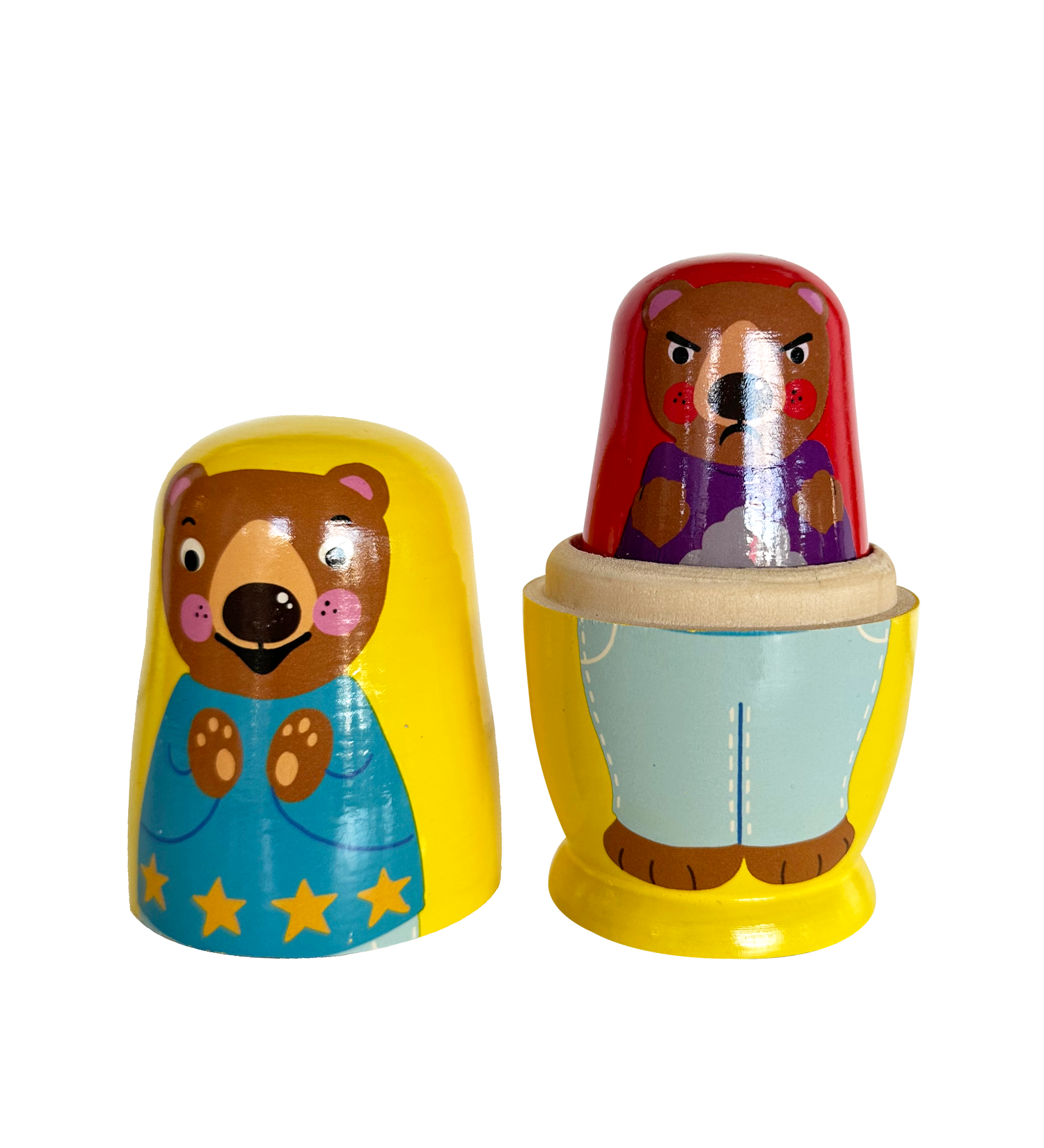 Nesting Brown Bears - Educating Kids