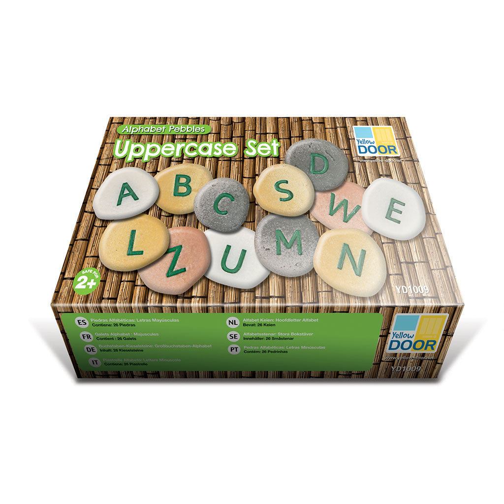 Alphabet Pebbles Uppercase - Educating Kids