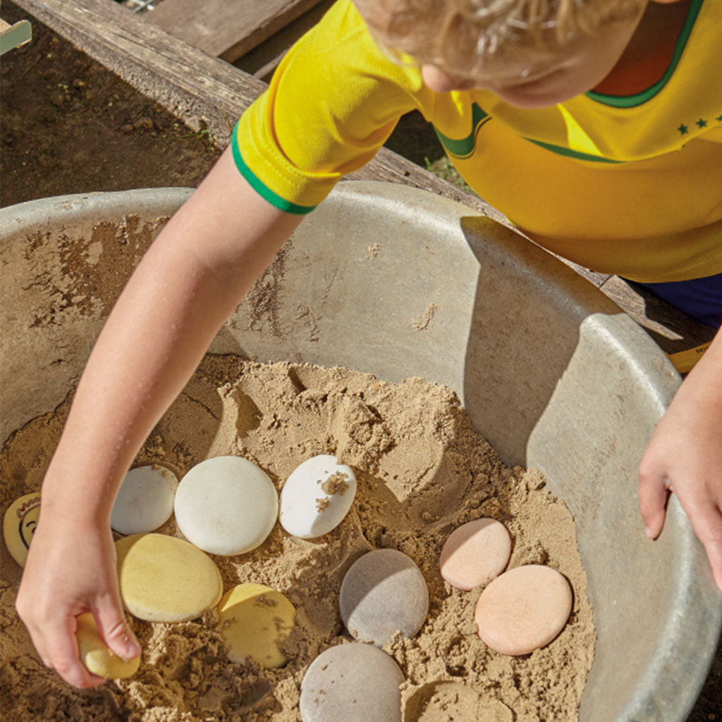 Natural Sorting Stones - Set of 12 - Educating Kids