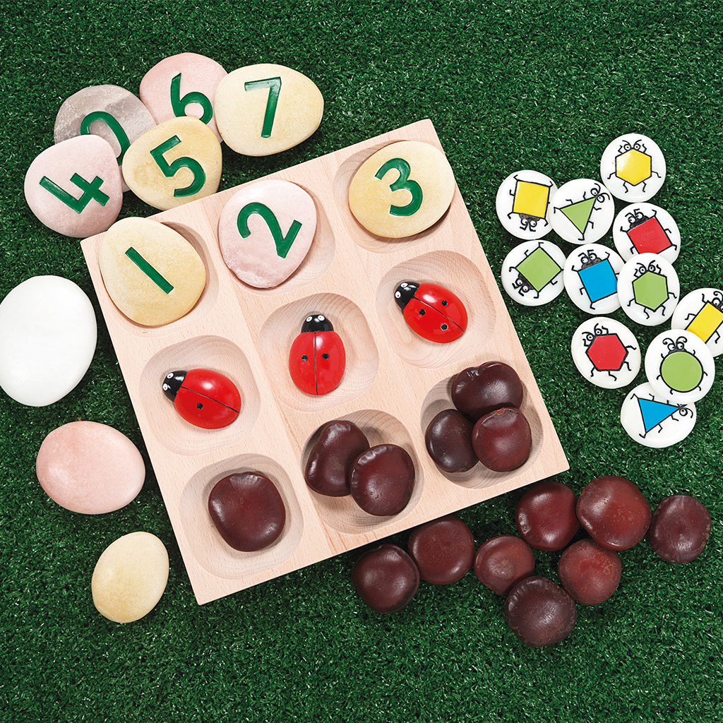 Natural Sorting Tray - Educating Kids