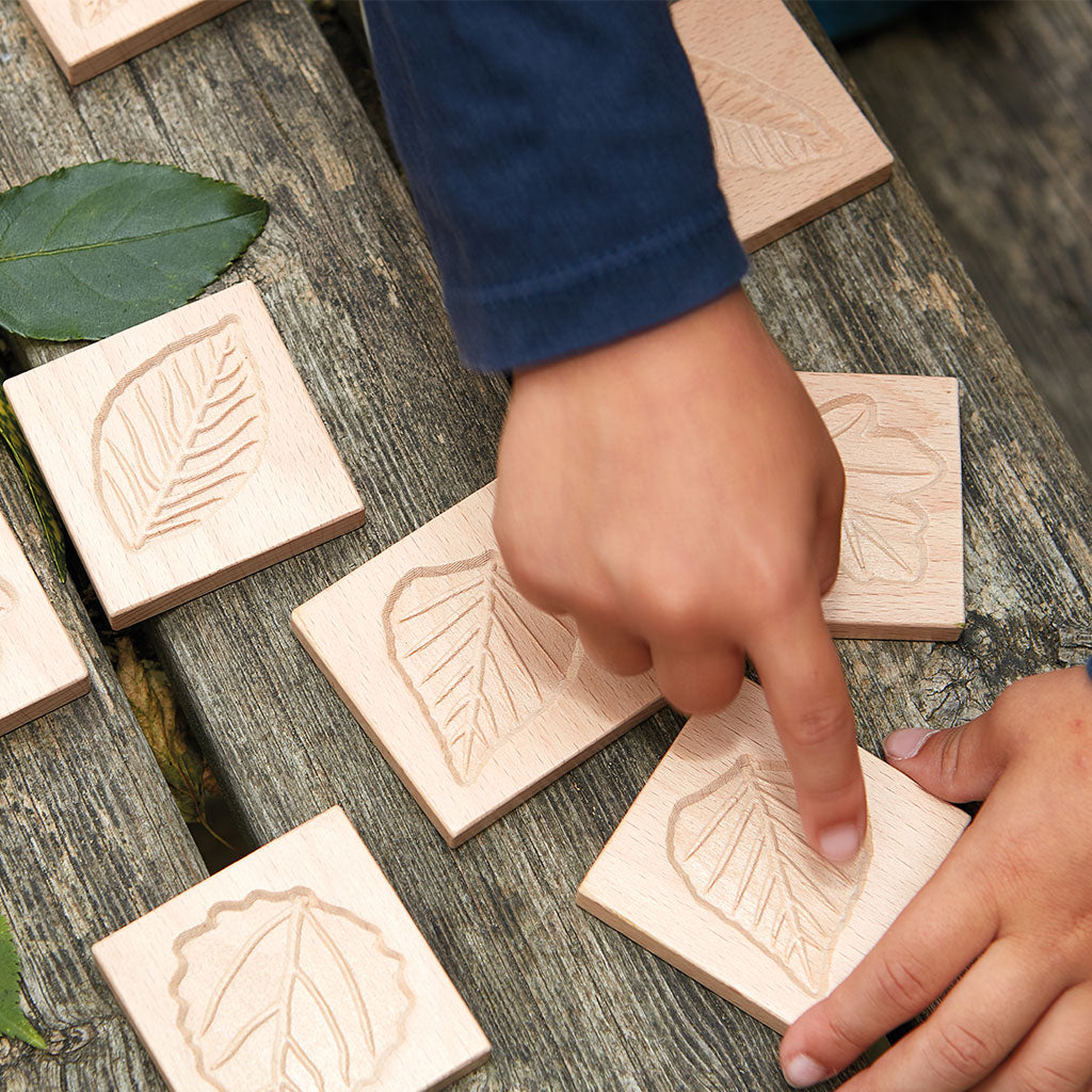 Match Me - Sensory Leaf Tiles - Educating Kids