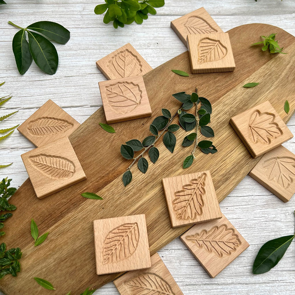 Match Me - Sensory Leaf Tiles - Educating Kids