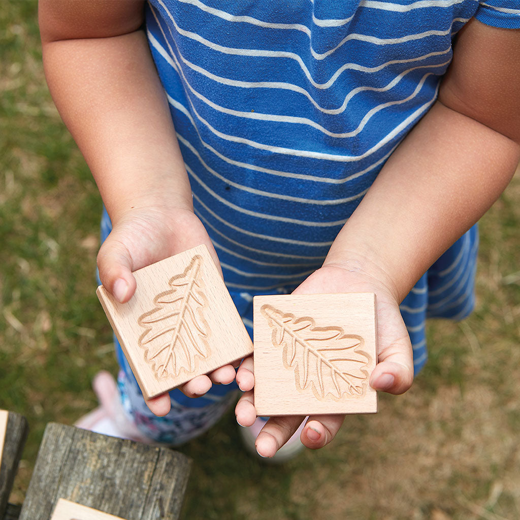 Match Me - Sensory Leaf Tiles - Educating Kids