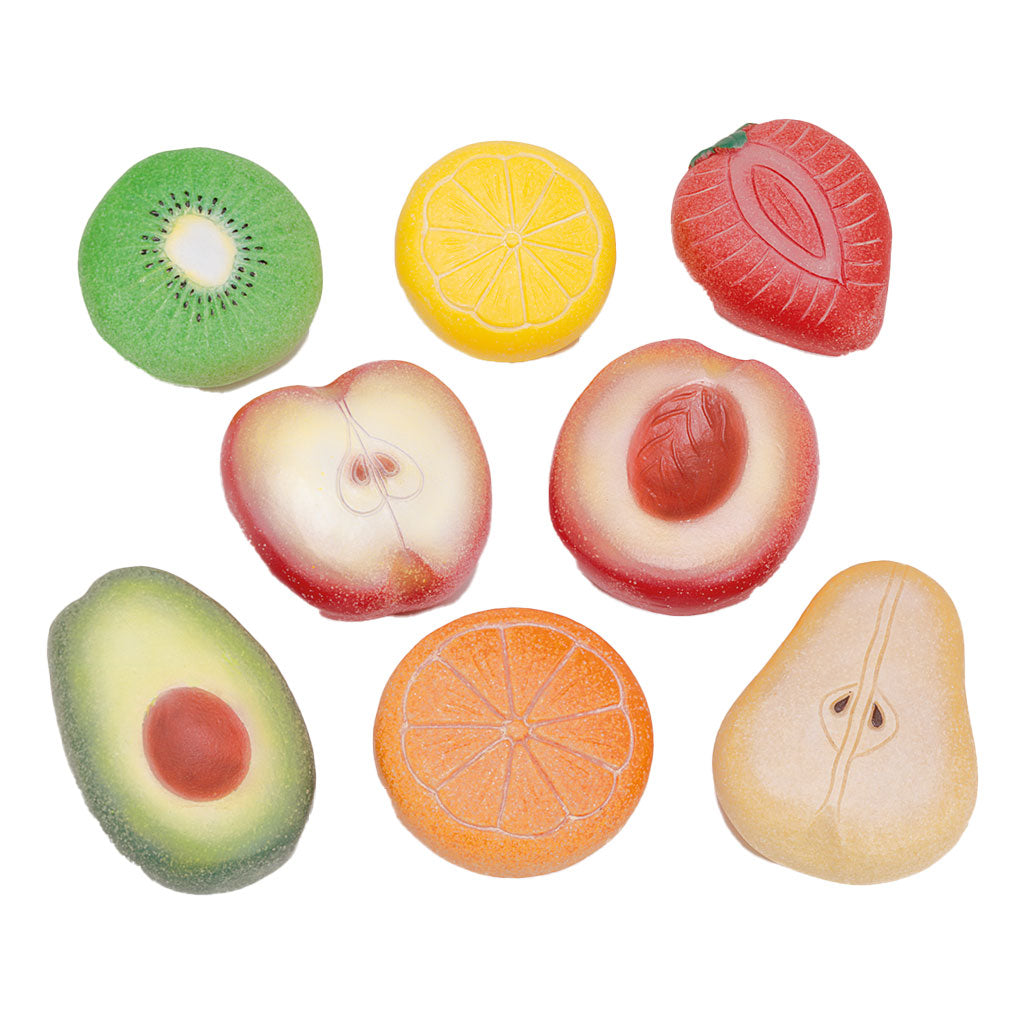 Sensory Play Stones: Fruit - 8pc - Educating Kids