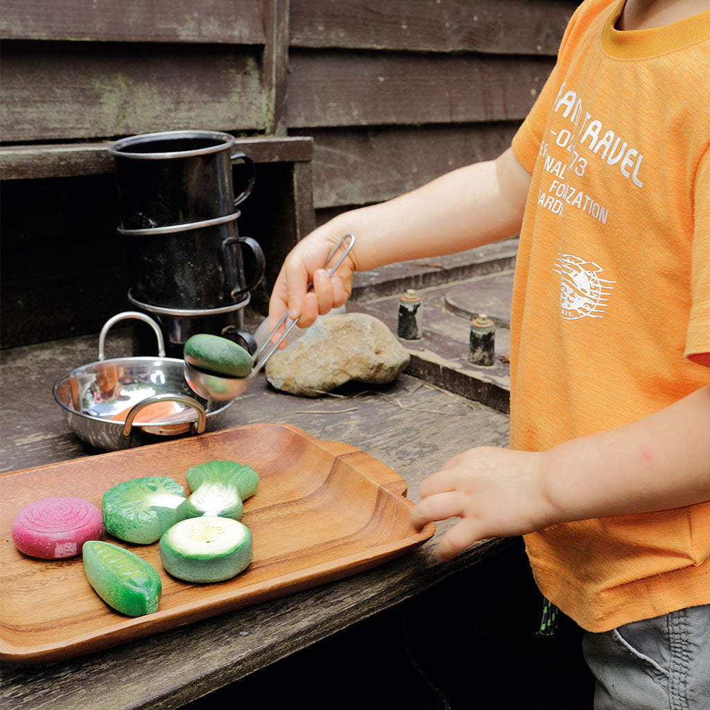 Sensory Play Stones: Vegetables - 8pc - Educating Kids