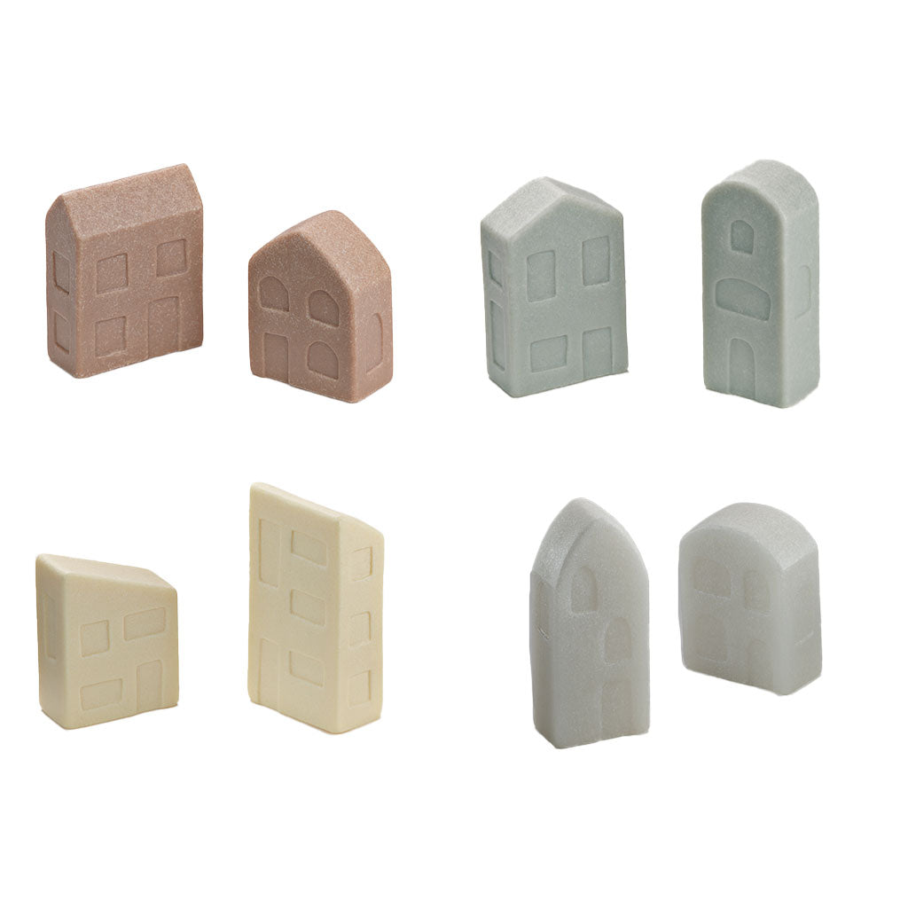 Little Lands Houses - Set of 8 - Educating Kids