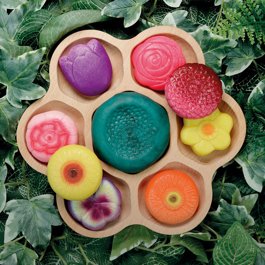 Sensory Play Stones: Flowers - 8pc