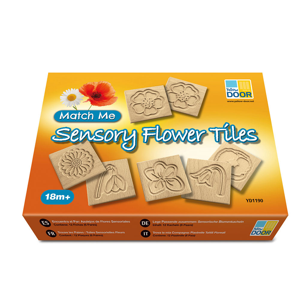 Match Me - Sensory Flower Tiles - Educating Kids