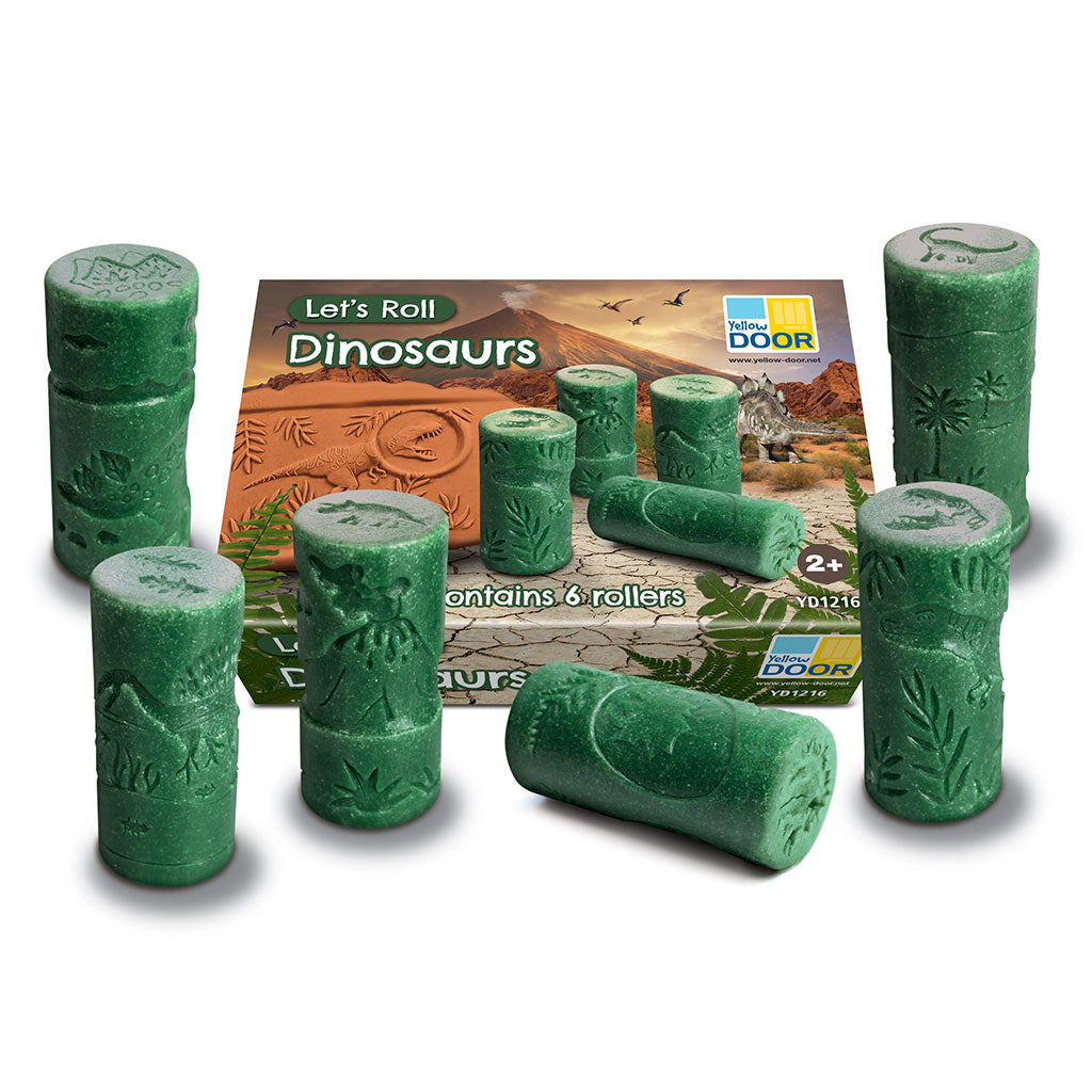 Dinosaur Rollers - Set of 6 - Educating Kids