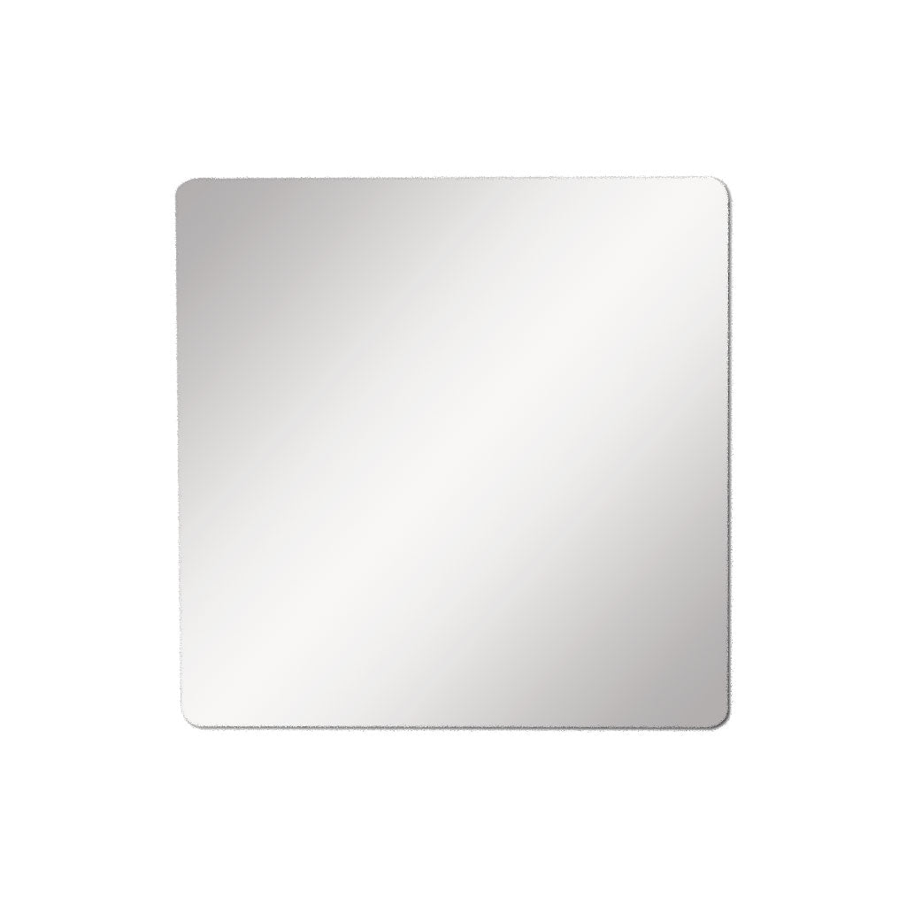 Square Acrylic Mirrors Silver 30cm - 4pc