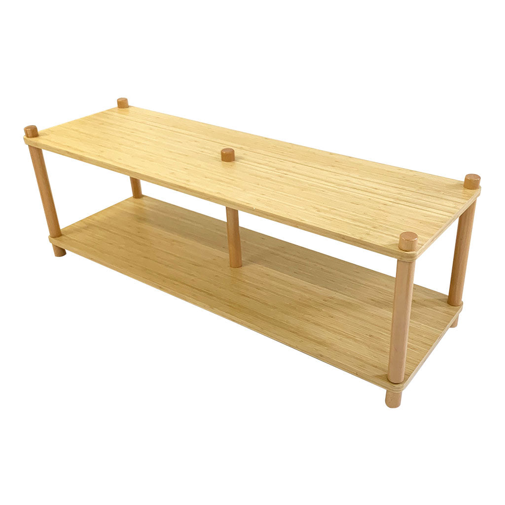 Open 2 Shelf Unit – Bamboo Veneer