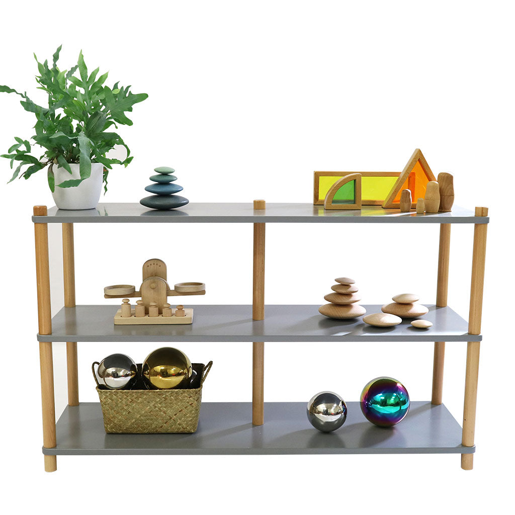 Open 3 Shelf Unit – Grey