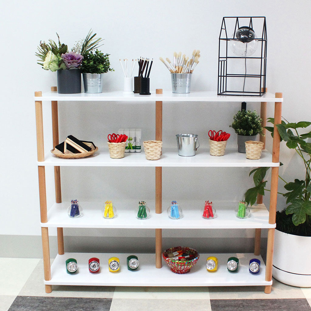 Open 4 Shelf – White
