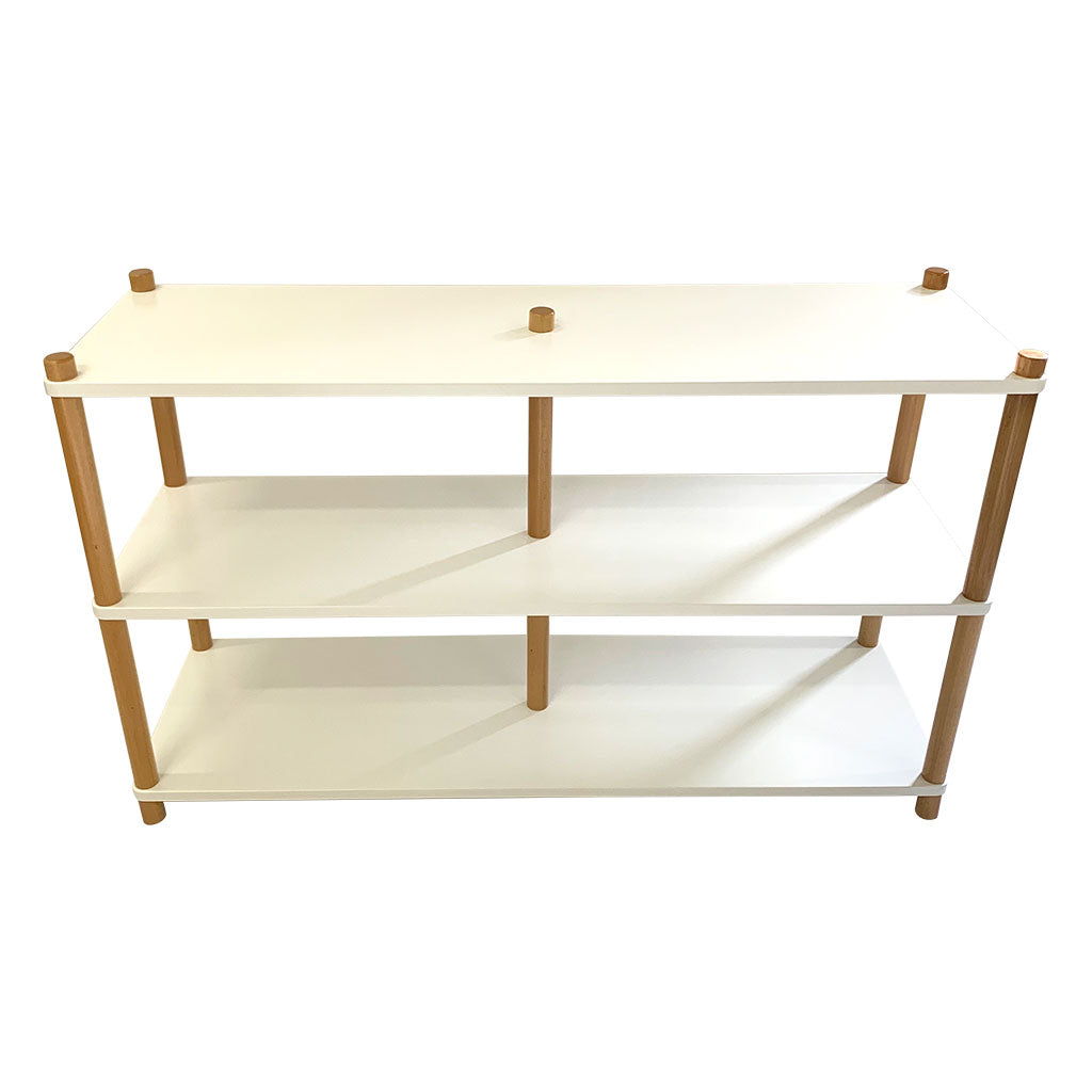 Open 3 Shelf Unit – White - Educating Kids