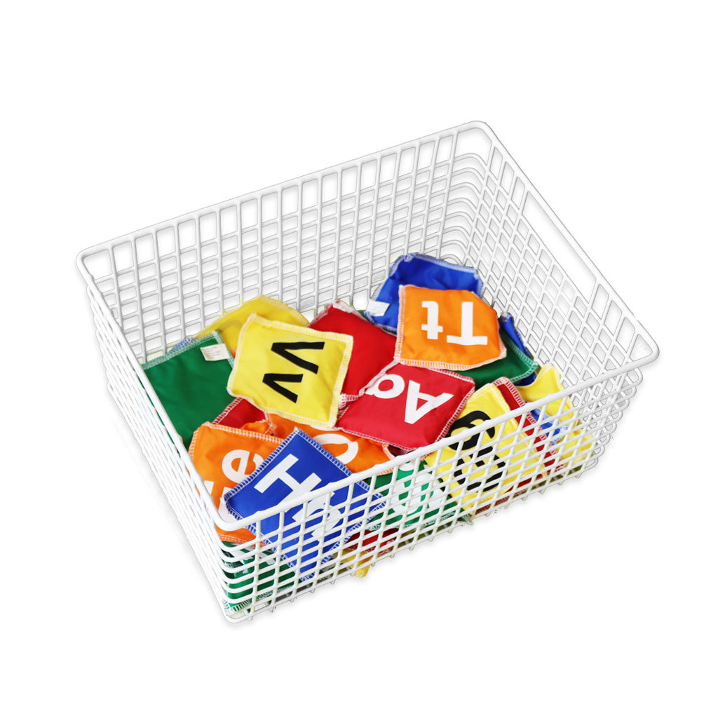 Wire Basket Set White – 6pc