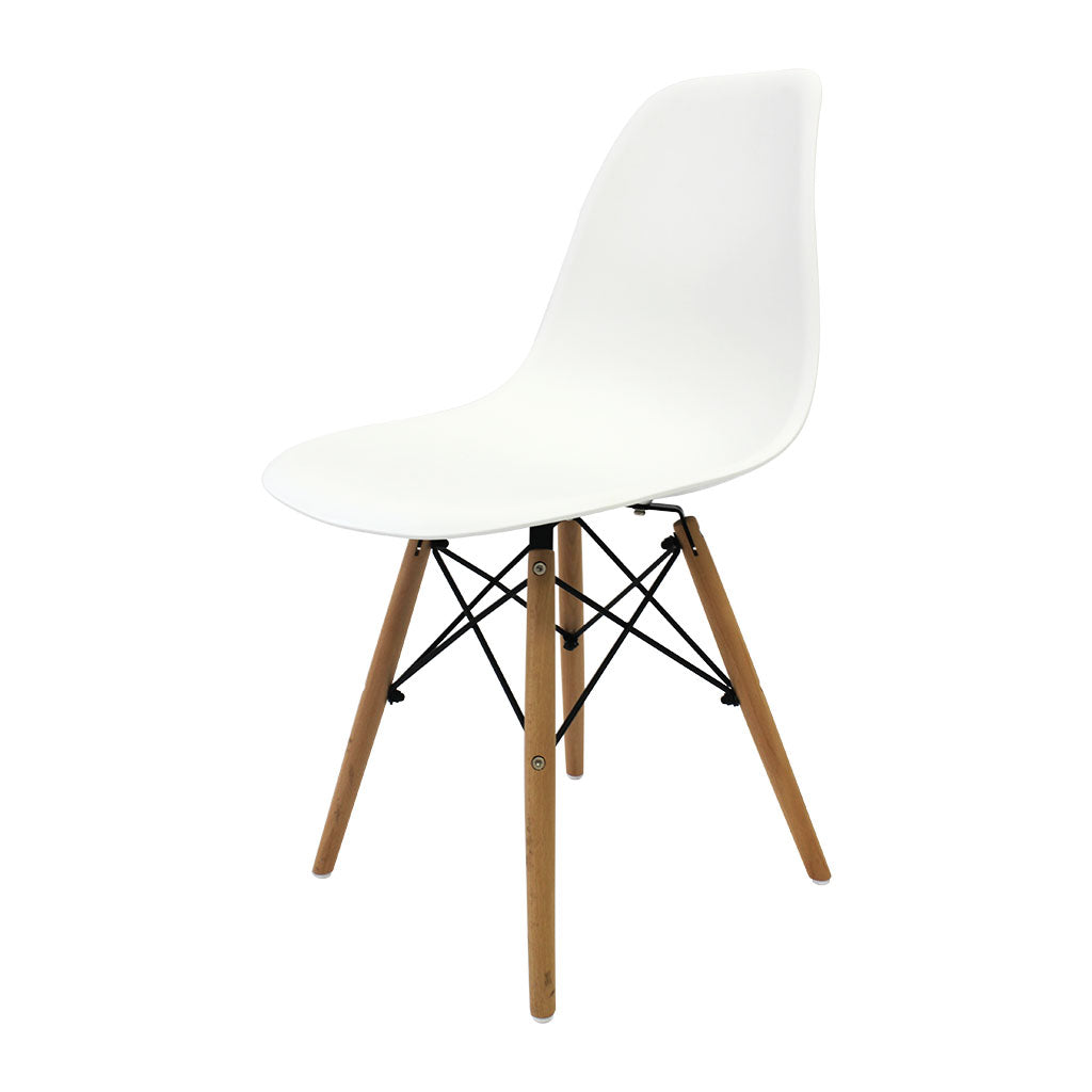 Adult Eames Chair White - 4pc