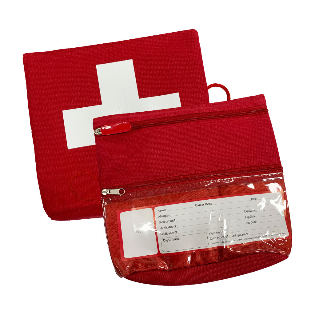 Medi Bag Red - Insulated - Educating Kids