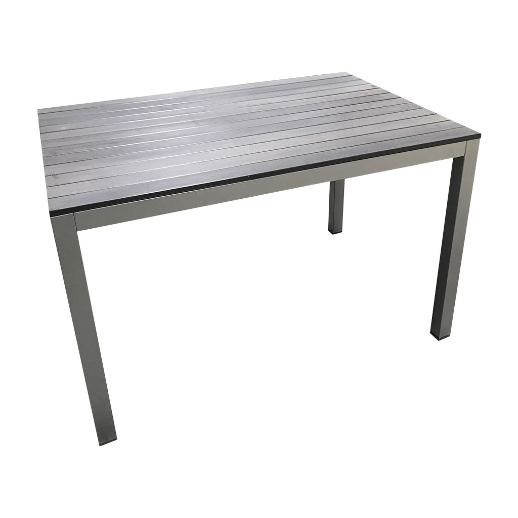 Outdoor Adult Table - Charcoal 120x80x75cm