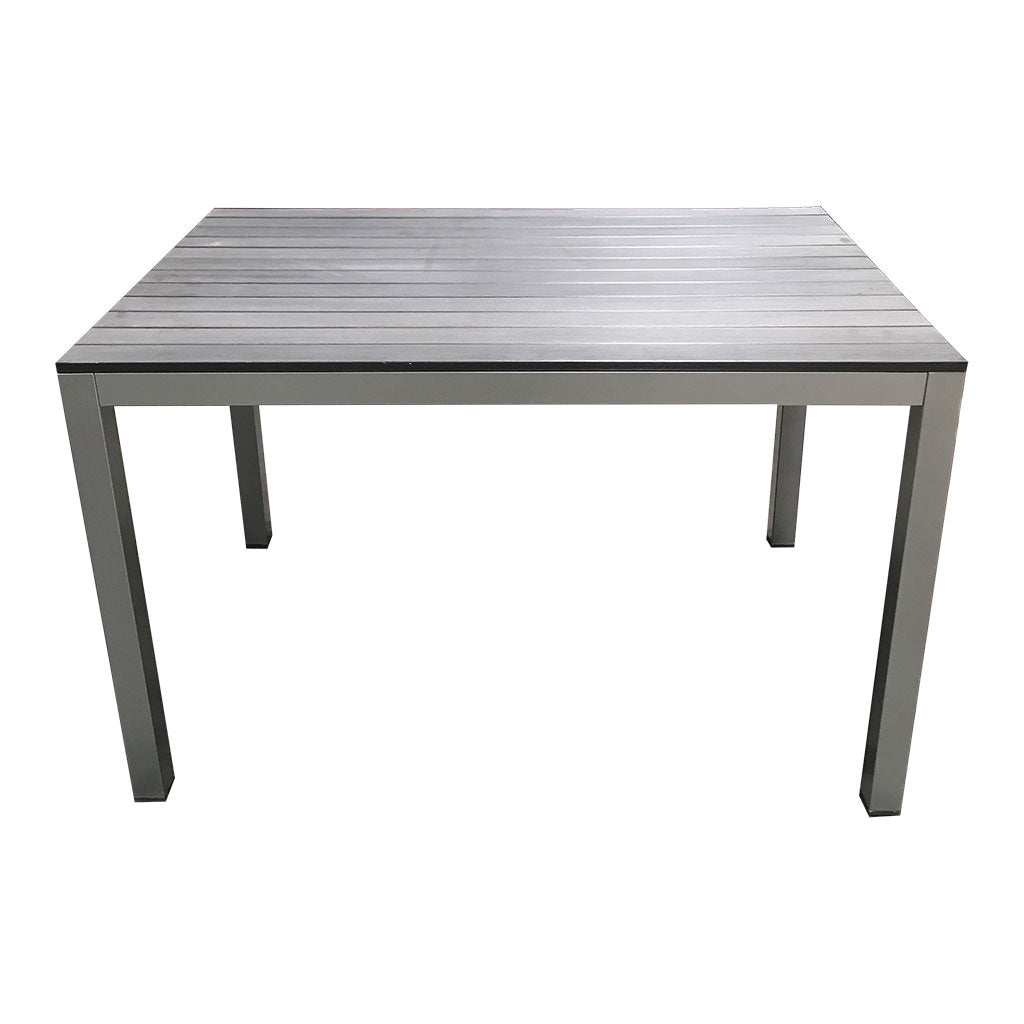 Outdoor Adult Table - Charcoal 120x80x75cm