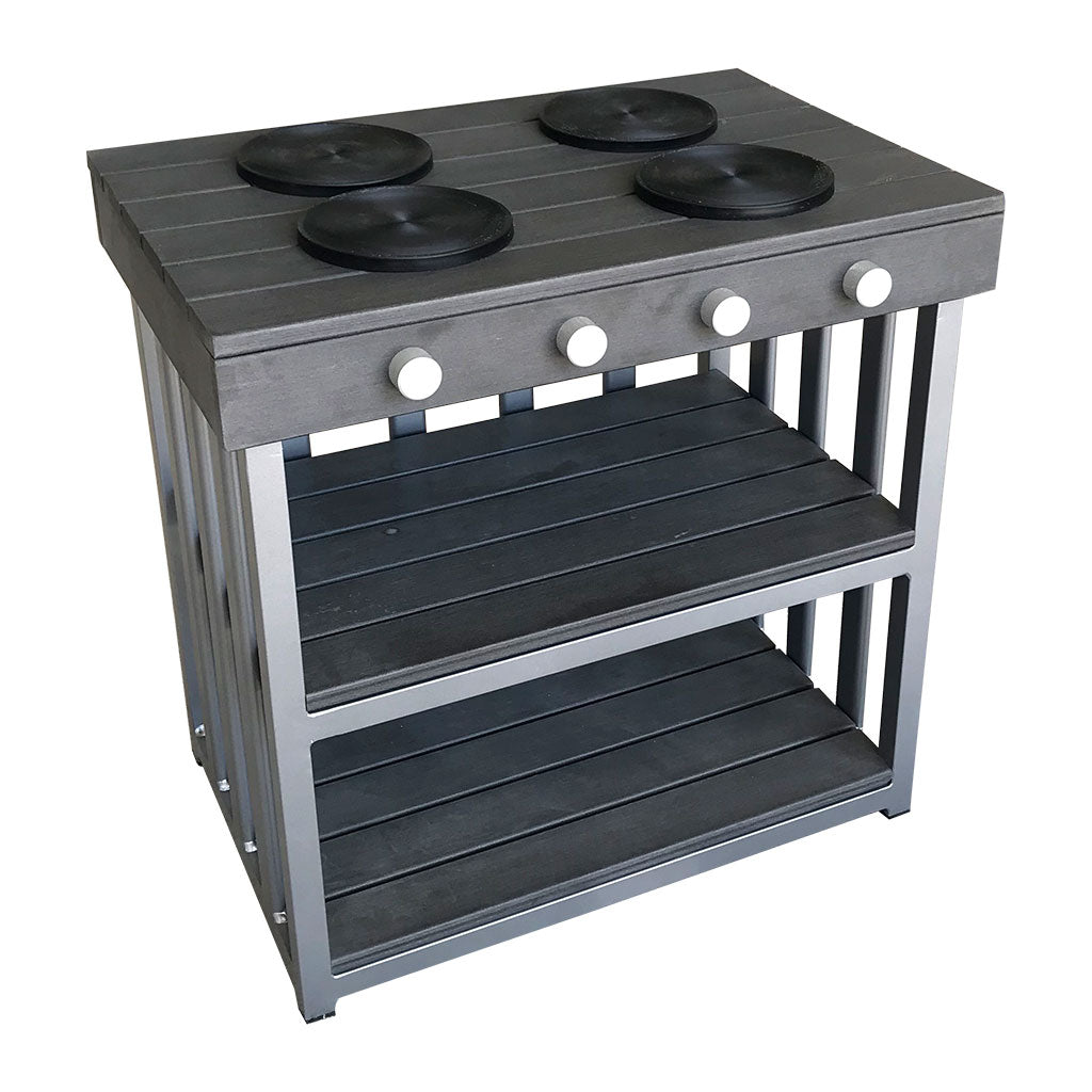 Outdoor Stove - Charcoal (60x40x60cm) - Educating Kids