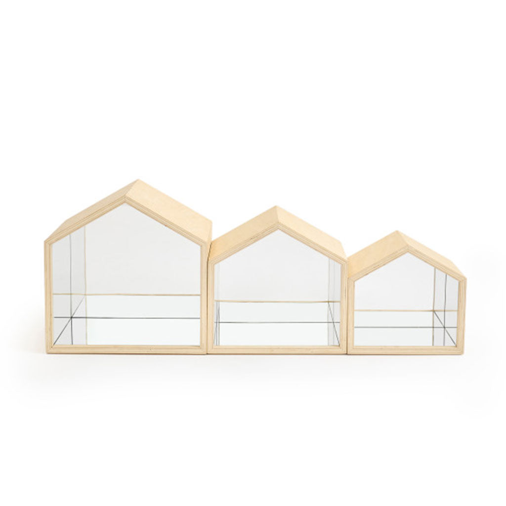 Nesting Mirror Houses