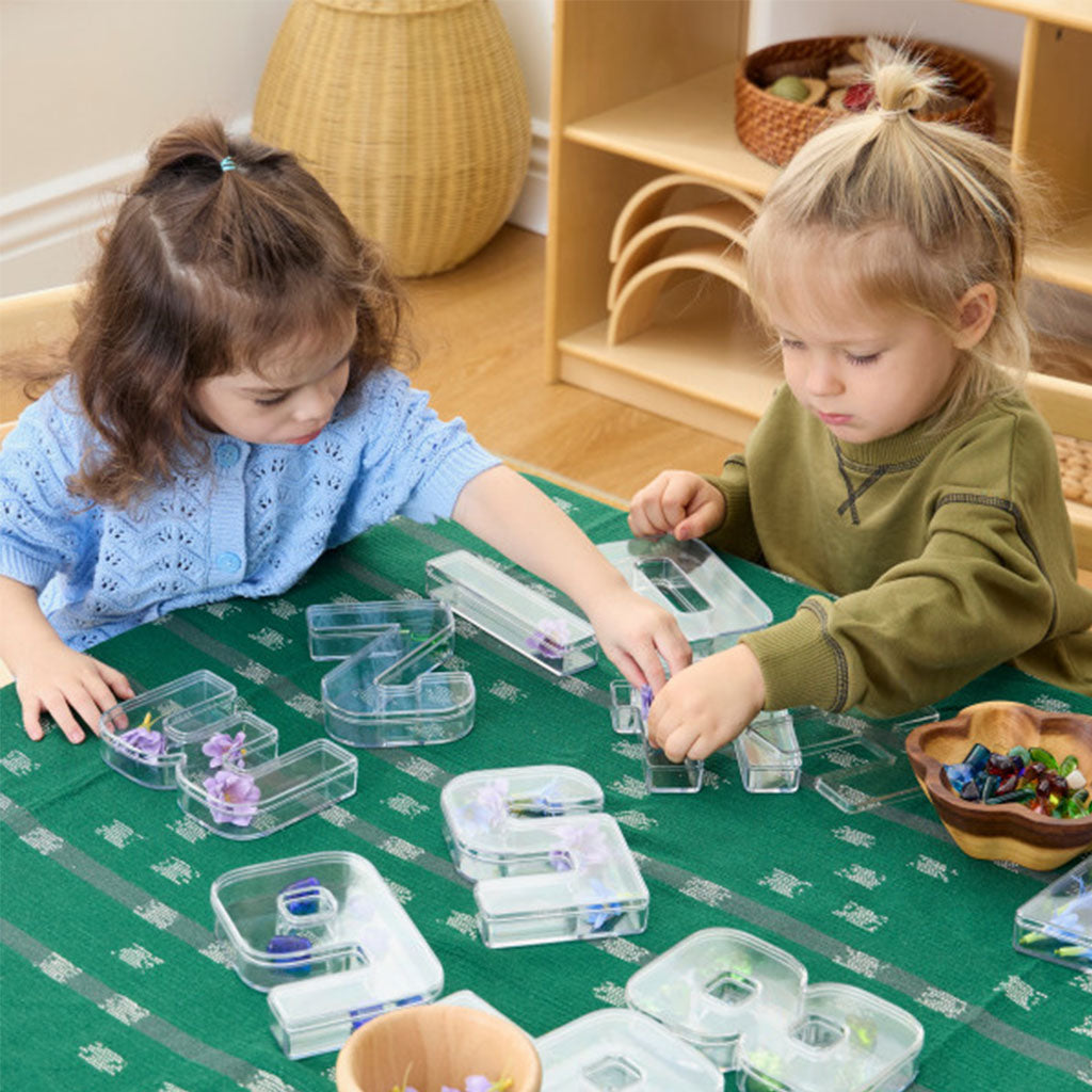 Loose Parts Number Trays – 10pc