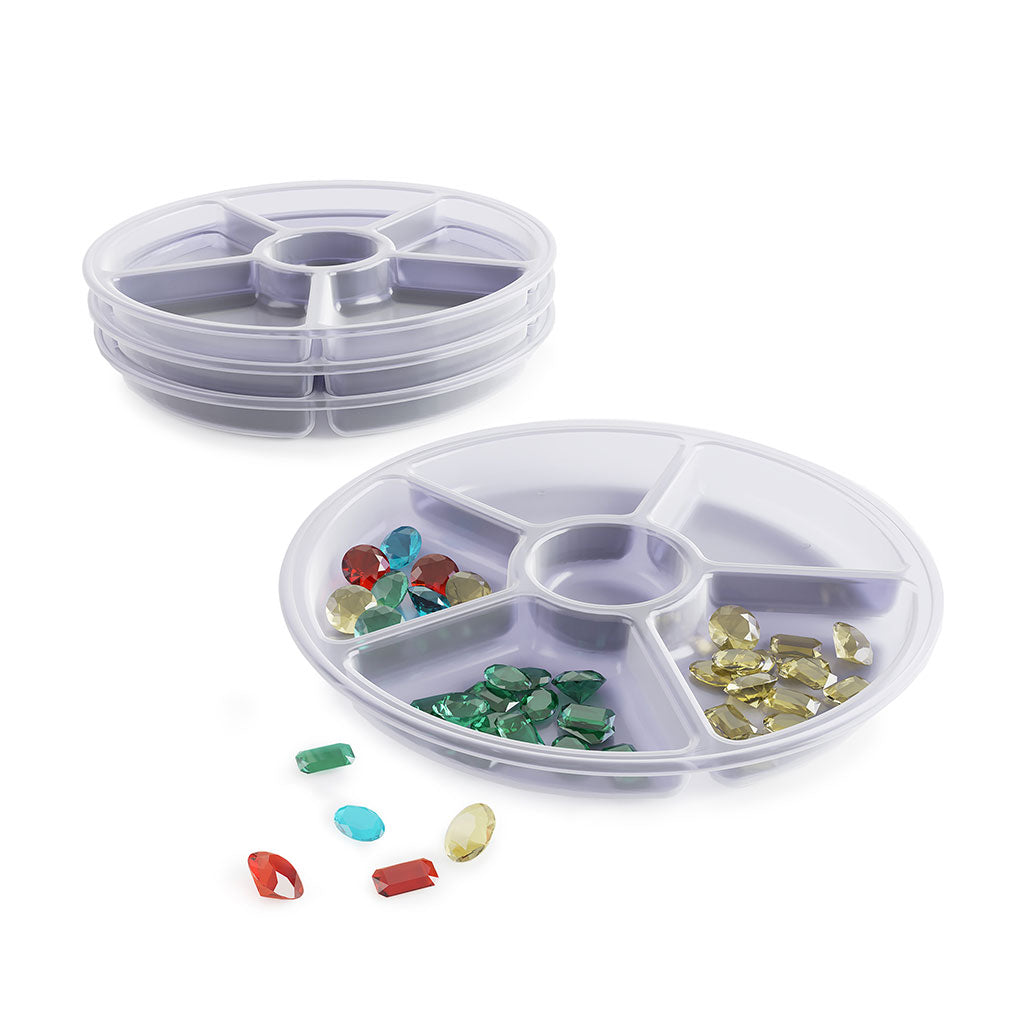 Loose Parts Sorting Trays - Set of 4 - Clear