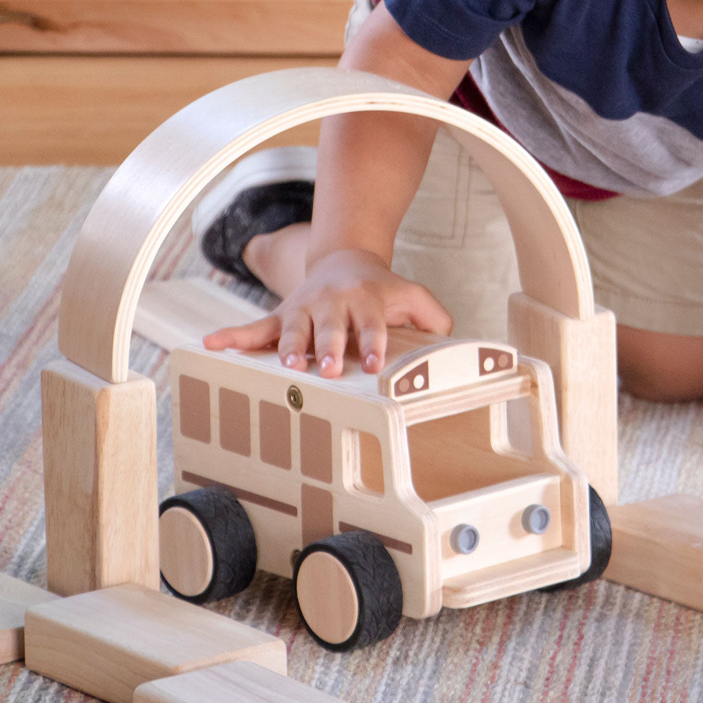 Wooden School Bus