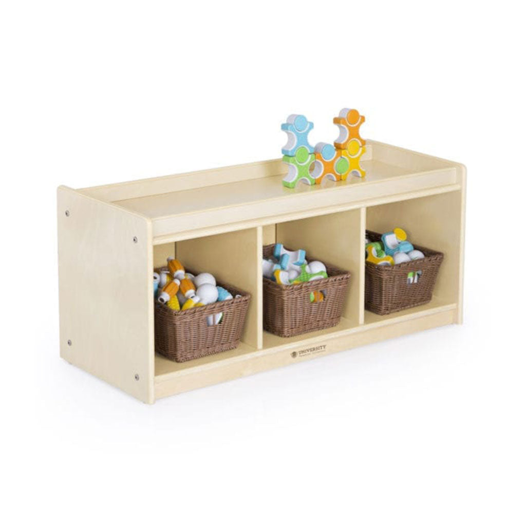 Pull Up Storage Unit – Natural - Educating Kids