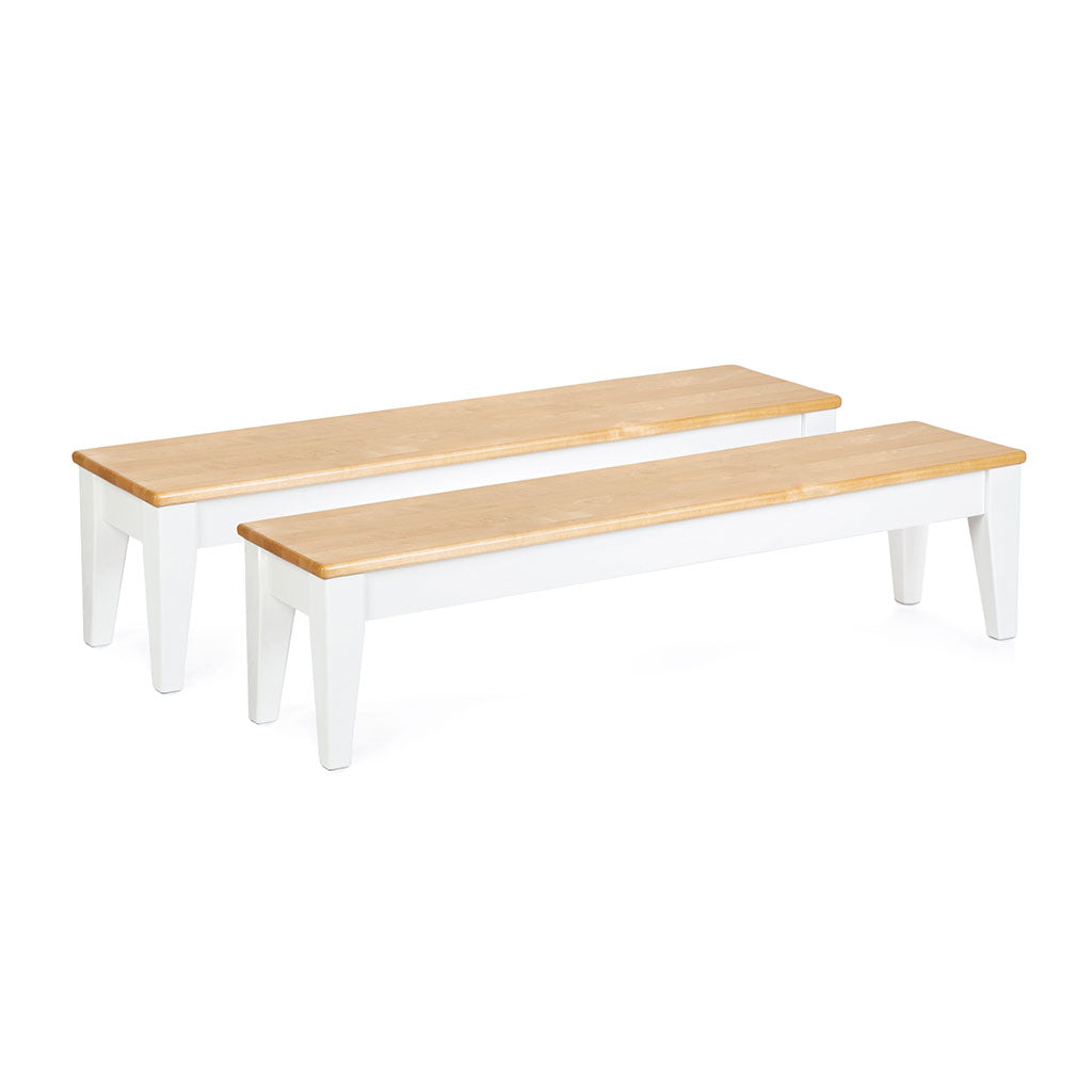 Sense of Place Farmhouse Benches - Set of 2 - Educating Kids