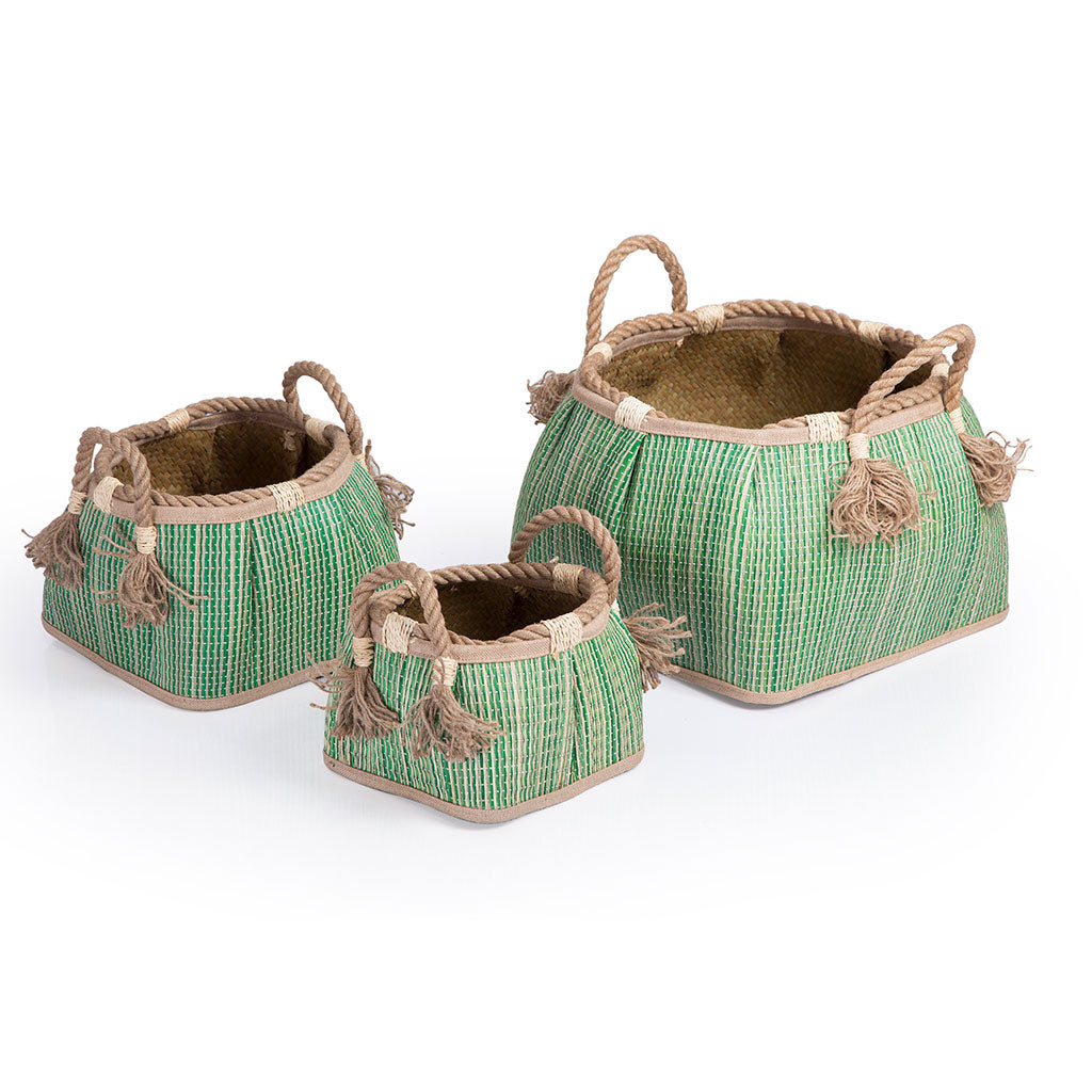 Sense of Place Woven Baskets - Set of 3 - Educating Kids