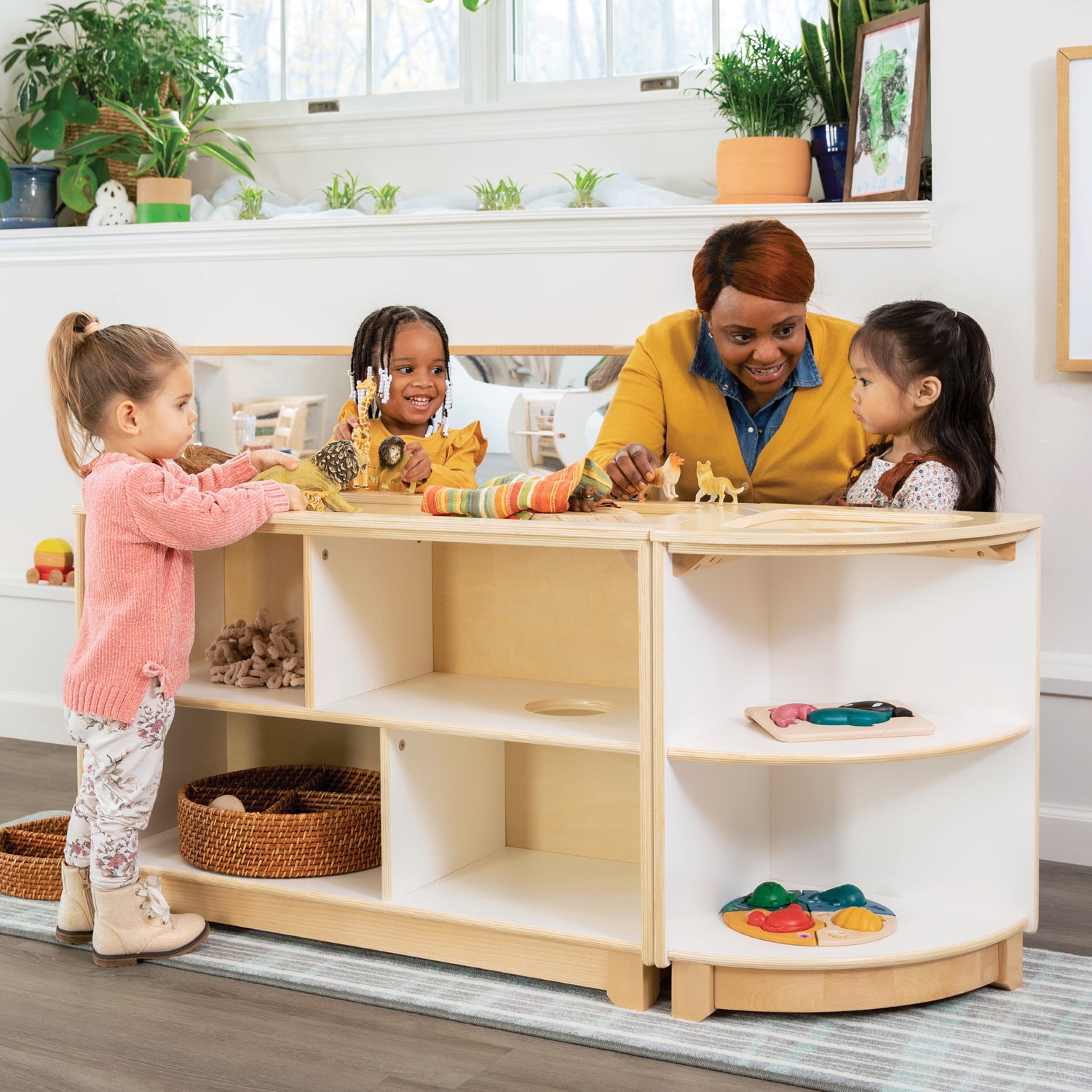 Sense of Place Wee Ones – Corner Shelf 60 cm - Educating Kids
