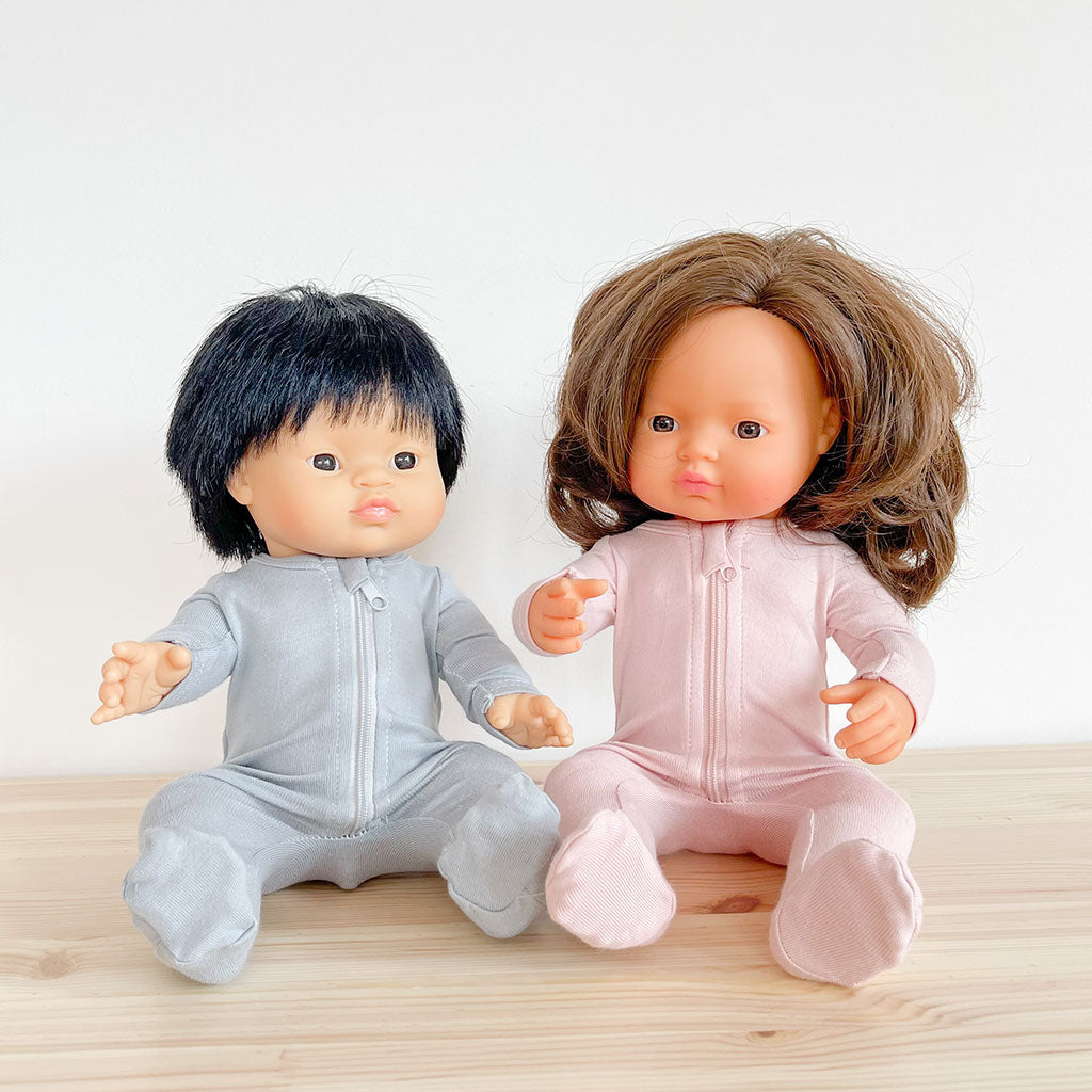 Blue Doll Onesie 32-38cm