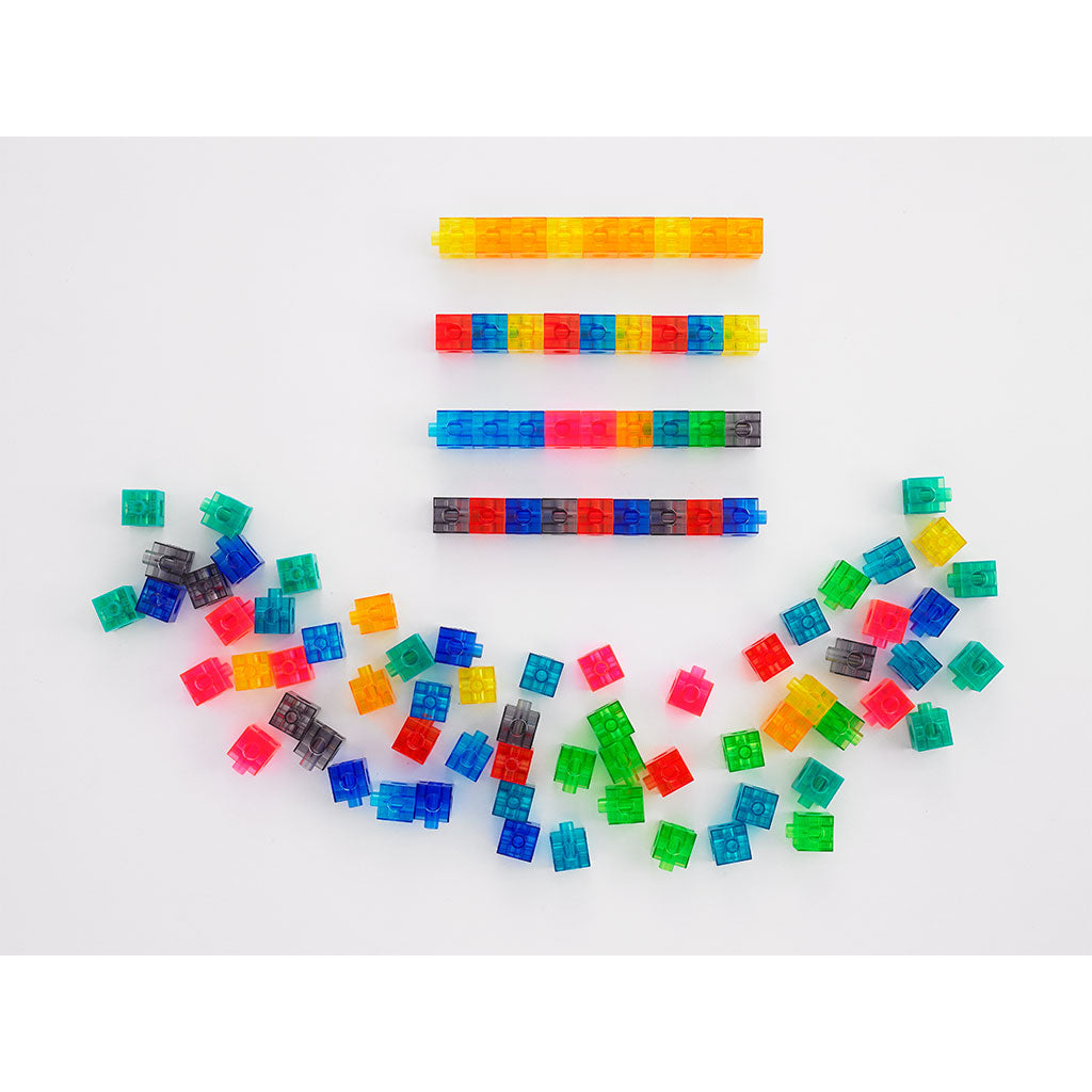 Translucent Linking Cubes - 100pc