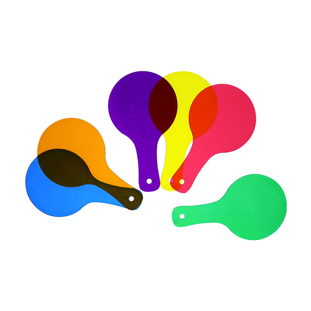 Colour Paddles - Set of 6 - Educating Kids