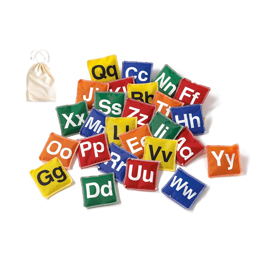 Bean Bag Alphabet - 26pc - 10cm - Educating Kids