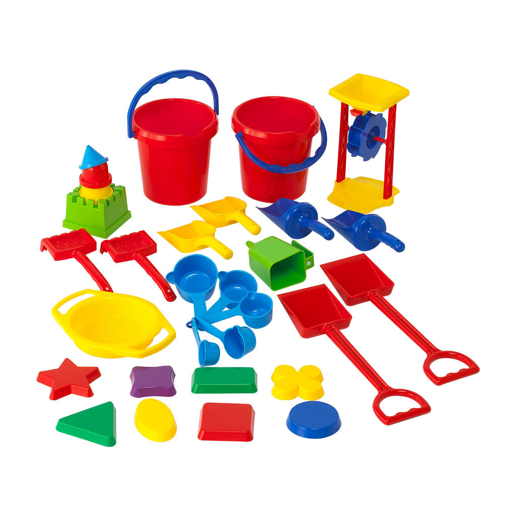 Sand Play Tool Set - 30pc - Educating Kids