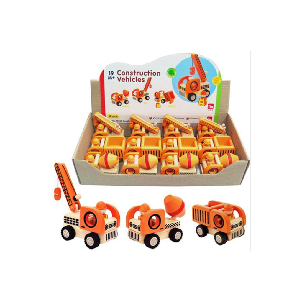 Construction Vehicles - Box of 12